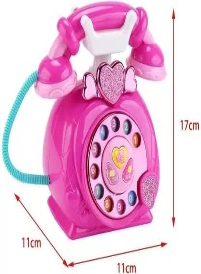HDA GROUP Durable Musical Sound Toy Kaby-002 Classique Telephone for Kids 3+ Years | Fun Musical Learning Toy with Lights & Sounds - Encourages Creativity, Hand-Eye Coordination (Multicolor) - Image 4